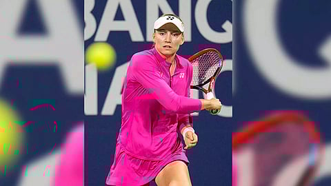 Elena Rybakina (Photo: Omnium Banque Nationale/ Twitter)