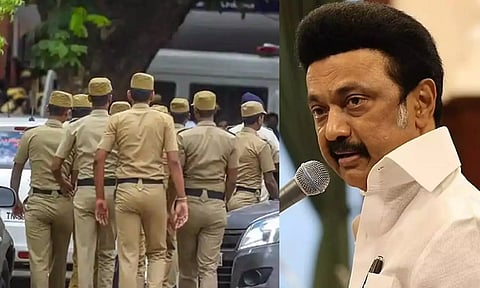 Tamil Nadu Chief Minister M K Stalin (right)