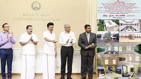 Chief Minister MK Stalin inaugurated various educational institutions on Monday