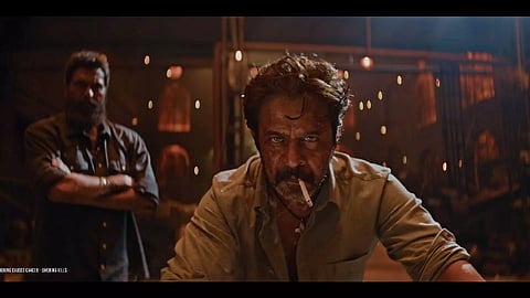 Actor Arjun Sarja as Harold Das in Lokesh Kanagaraj's 'Leo' (YouTube/@SevenScreenStudios)