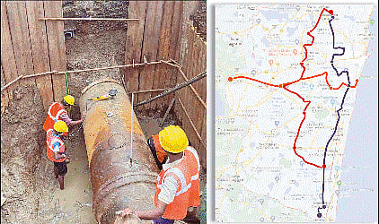 CMRL: Under the corridors