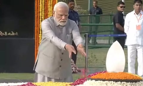 PM Narendra Modi pay tributes to Atal Bihari Vajpayee on his death anniversary
