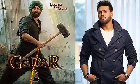 Poster of 'Gaddar 2'; Rumi Khan