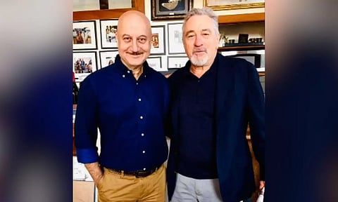 Anupam Kher with Robert De Niro