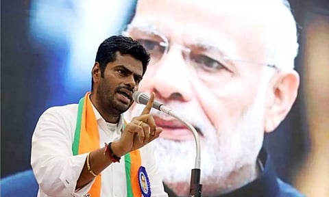 Tamil Nadu BJP president K Annamalai. ANI