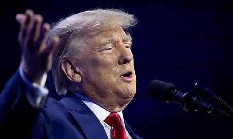 Former US President Donald Trump (Reuters)