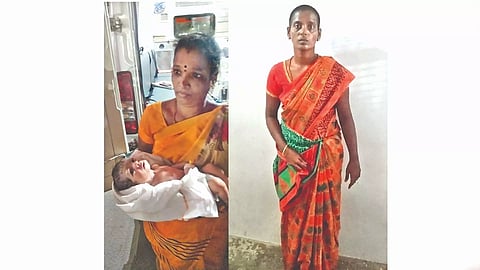 Suryakala reunited with the baby; abductor Padma
