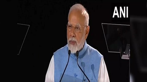 Prime Minister Narendra Modi at BRICS Business Forum Leaders' Dialogue in Johannesburg, South Africa (Photo/ANI)