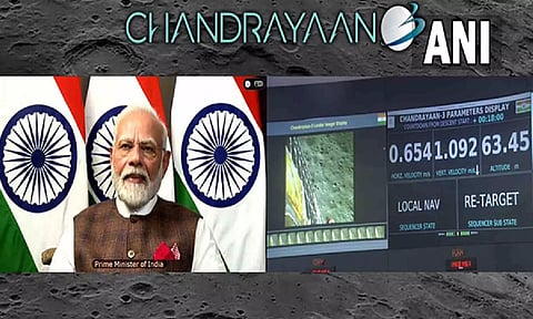 PM Modi addresses the nation as Chandrayaan 3 lands on moon