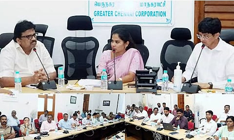 Mayor chaired meeting with corporation and police officials regarding abandoned vehicles in the city