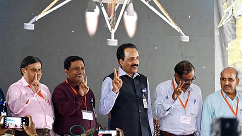 Indian Space Research Organisation officials (IANS)