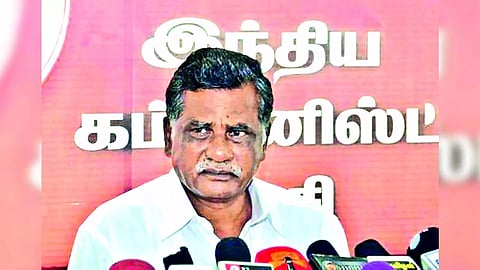 CPI state secretary R Mutharasan