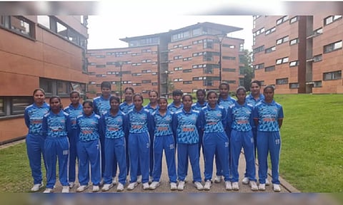 India's Women Blind Team (IANS)