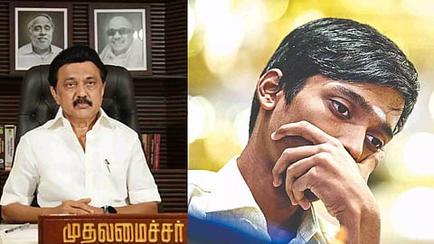 (L-R) MK Stalin; Praggnanandhaa