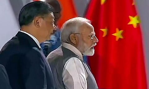 Prime Minister Narendra Modi and Chinese President Xi Jinping (Image: ANI)