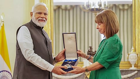 Greece confers PM Modi with Grand Cross of the Order of Honour