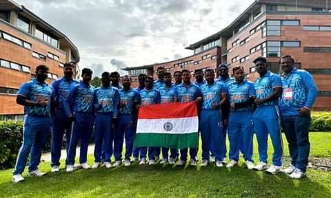 Indian blind cricket teams (Image: IANS)