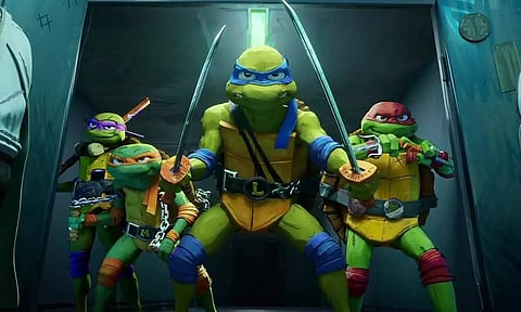 Still from 'Teenage Mutant Ninja Turtles: Mutant Mayhem'