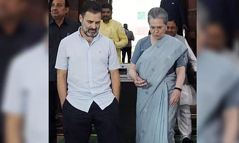 Sonia Gandhi and Rahul Gandhi