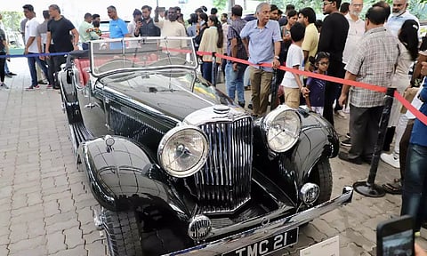 Classic Car Show at the Rayala Techno Park