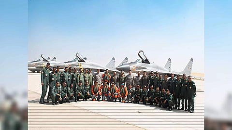 Visuals from the site (Photo/ 'X' @IAF_MCC)