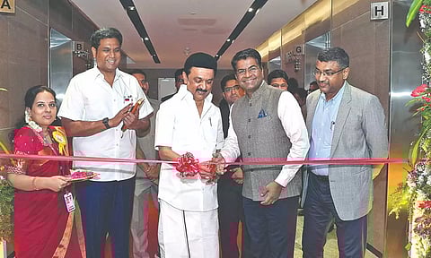 CM MK Stalin along with key officials at the inaugural event