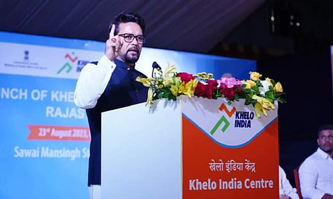 &nbsp;Sports minister Anurag Thakur (Photo:IANS)&nbsp;