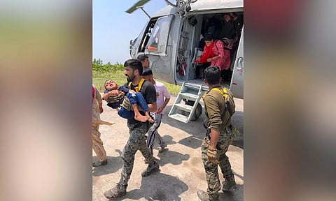 IAF evacuates 1,330 people; airdrops 45 tons of essential items in HP