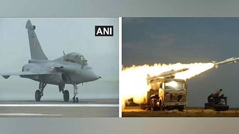 Rafale and Akash missiles (Photo/ANI)