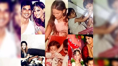 Shweta Singh Kirti with her brother Sushant Singh Rajput (Photo/IANS)&nbsp;