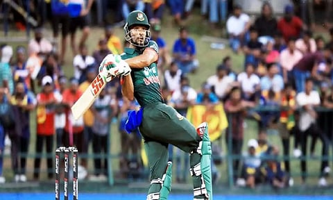 Bangladesh batter Najmul Hossain Shanto (Photo:ANI)&nbsp;