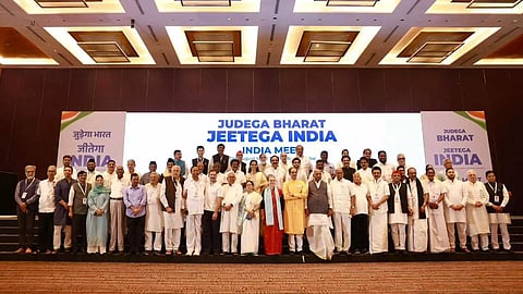 Group photo of National Opposition INDIA block (PTI)