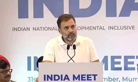 Congress leader Rahul Gandhi