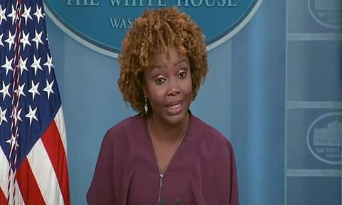White House press secretary Karine Jean-Pierre (Image: ANI)