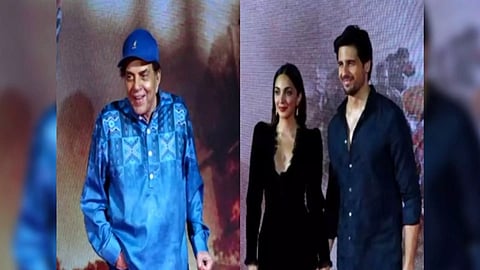 Dharmendra, Kiara Advani, Sidharth Malhotra (Image: ANI/Photos)