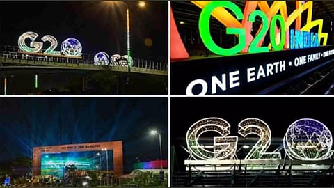 Preparations ahead of G20 Summit in New Delhi (Image: X/@MIB_India)