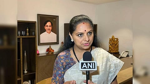 BRS MLC K Kavitha (Photo/ANI)