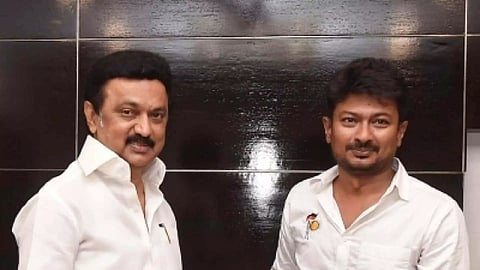 MK Stalin and Udhayanidhi Stalin (Photo/IANS)