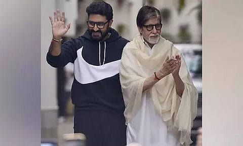 &nbsp;Abhishek Bachchan, Amitabh Bachchan (Image: X)