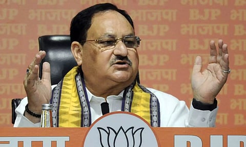 BJP president Nadda&nbsp;