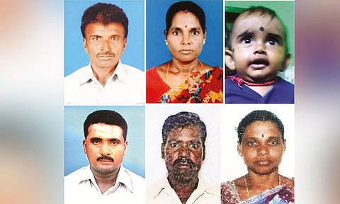 Six members of a family who died in the mishap
