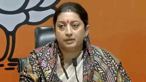 Union Minister Smriti Irani (PTI)&nbsp;