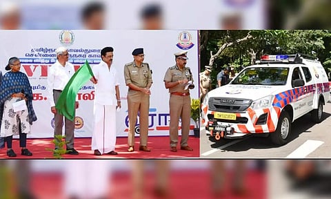 Stalin inaugurates Chennai Traffic Police’s Rescue vehicle VEERA