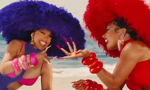 Rappers Cardi B and Megan Thee Stallion