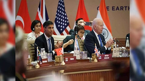 UK Prime Minister Rishi Sunak, and US President Joe Biden at G20 Summit (Image Credit: X/@RishiSunak)