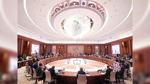 G20 leaders at the Summit venue (Image: X/Narendra Modi)