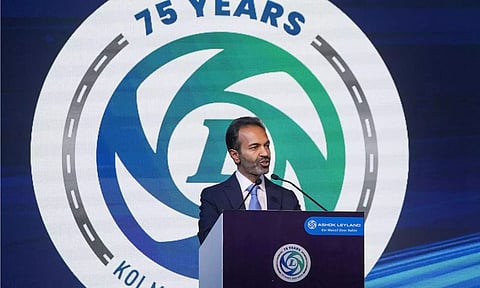 Ashok Leyland Chairman Dheeraj Hinduja. PTI