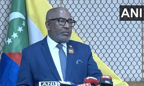 Union of Comoros and chairperson of the African Union Azali Assoumani (ANI)
