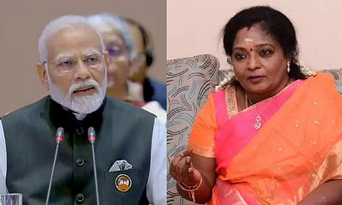 Modi; Tamilisai Soundararajan