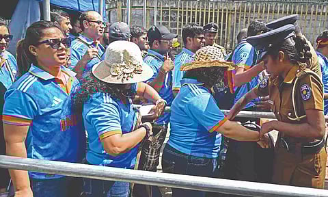 Crowd response was tepid on Sunday